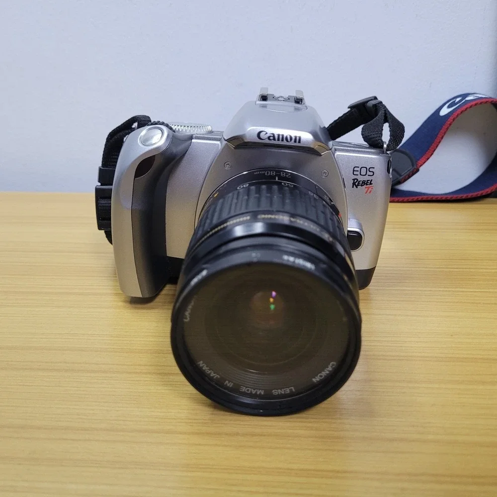 Canon EOS Rebel Ti 35mm Film Camera With Canon EF 28-80mm Zoom Lens